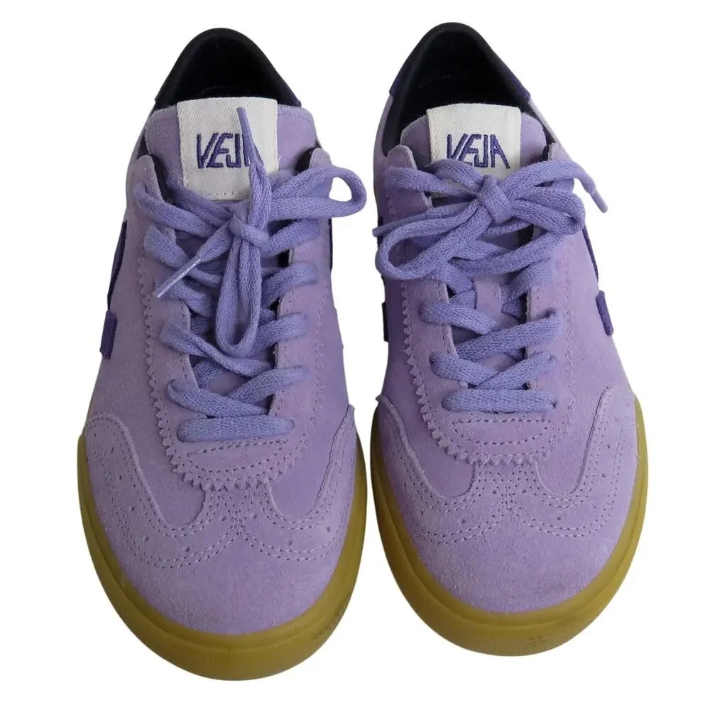 Veja Volley Suede Sneaker Lavande Purple Sneakers Size 8 Women's Gum Sole